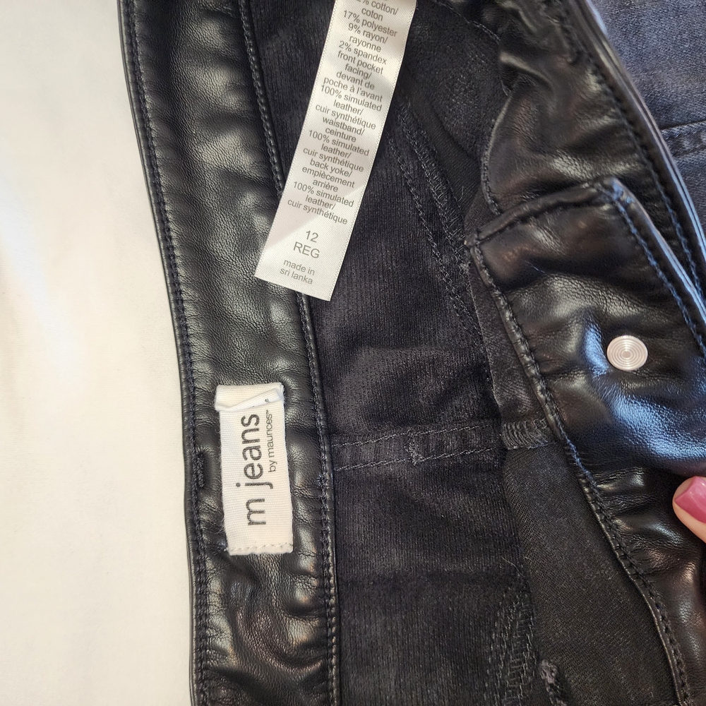 Maurices Dark Gray Straight Leg Jeans - Picture 3 of 7